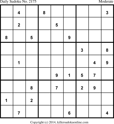 Killer Sudoku for 2/15/2014
