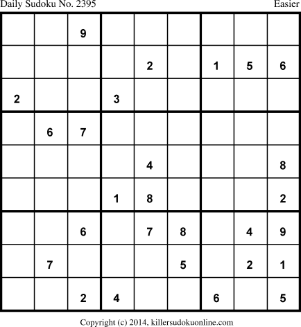 Killer Sudoku for 9/23/2014