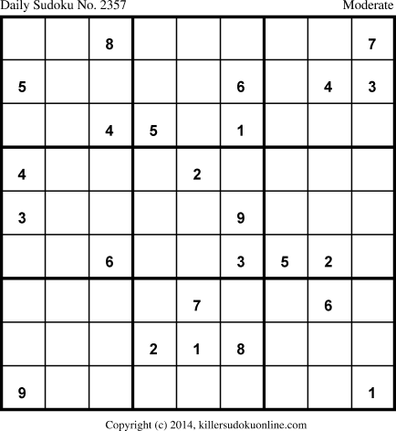 Killer Sudoku for 8/16/2014
