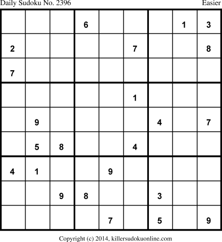 Killer Sudoku for 9/24/2014