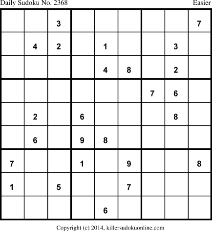 Killer Sudoku for 8/27/2014