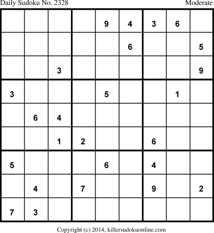 Killer Sudoku for 7/18/2014