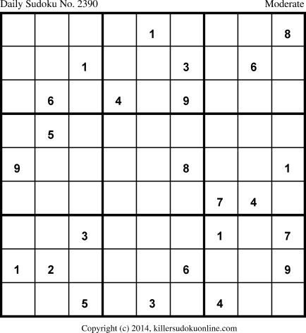 Killer Sudoku for 9/18/2014