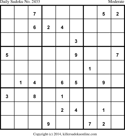 Killer Sudoku for 10/31/2014