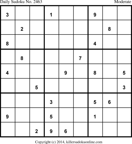 Killer Sudoku for 11/30/2014