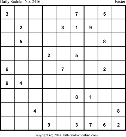 Killer Sudoku for 10/14/2014