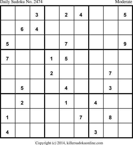Killer Sudoku for 12/11/2014