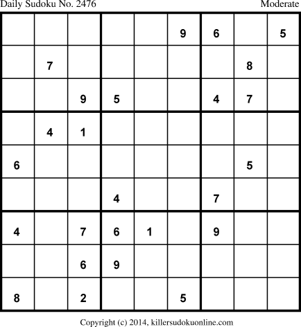 Killer Sudoku for 12/13/2014