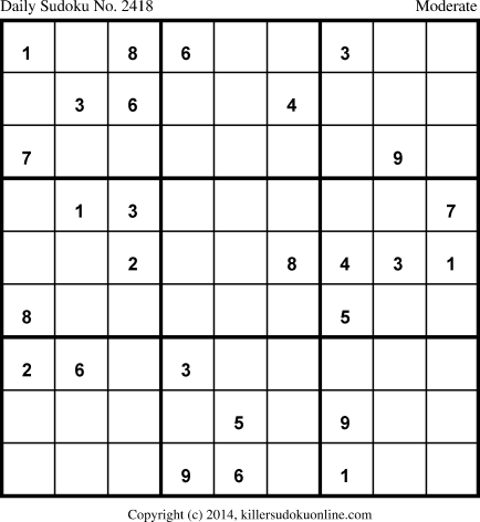 Killer Sudoku for 10/16/2014