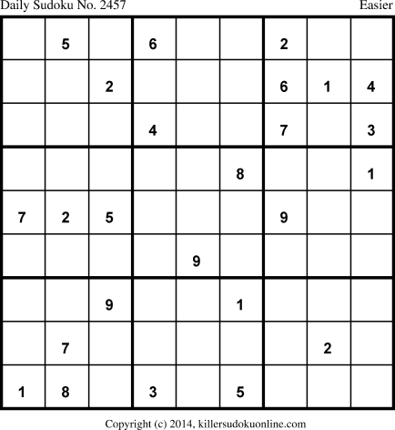 Killer Sudoku for 11/24/2014