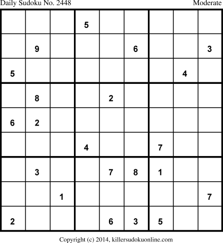 Killer Sudoku for 11/15/2014