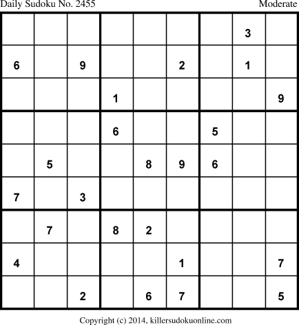 Killer Sudoku for 11/22/2014