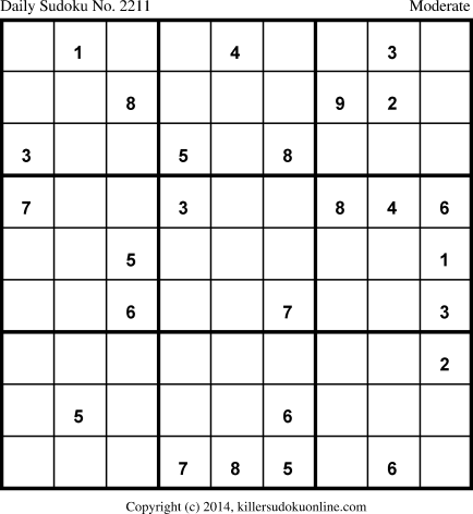 Killer Sudoku for 3/23/2014