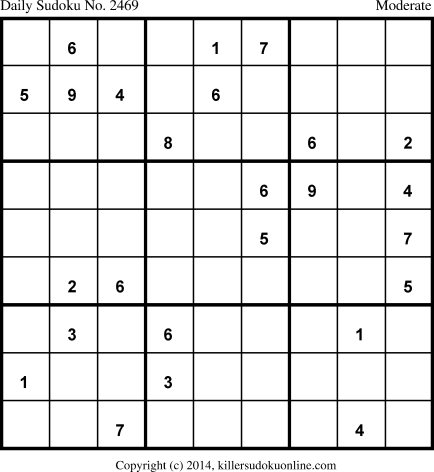 Killer Sudoku for 12/6/2014