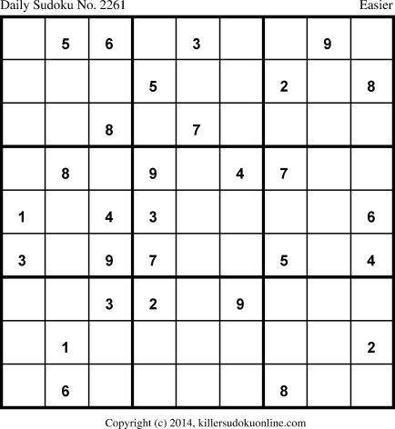 Killer Sudoku for 5/12/2014