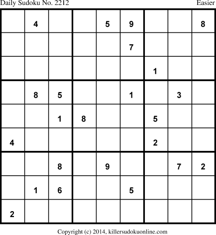 Killer Sudoku for 3/24/2014