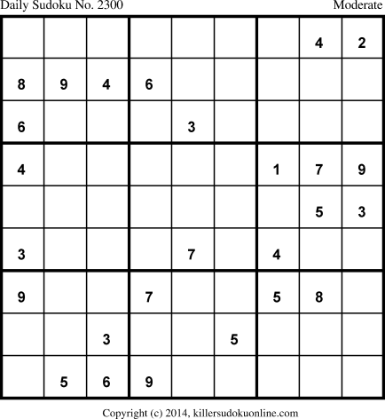 Killer Sudoku for 6/20/2014