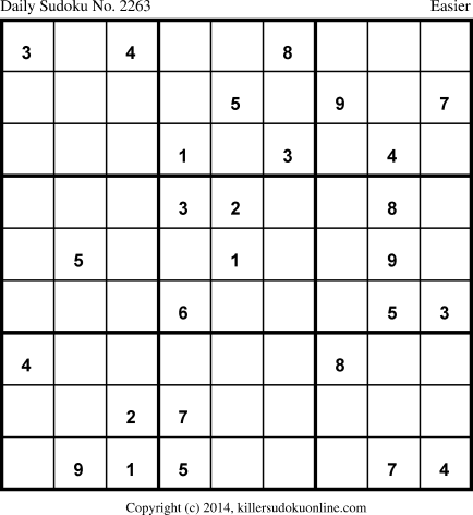 Killer Sudoku for 5/14/2014