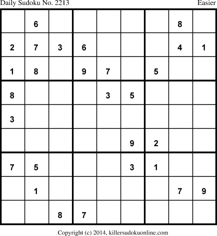 Killer Sudoku for 3/25/2014