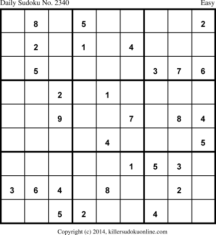 Killer Sudoku for 7/30/2014