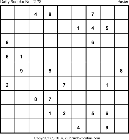 Killer Sudoku for 2/18/2014