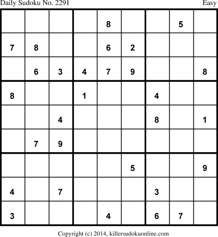 Killer Sudoku for 6/11/2014