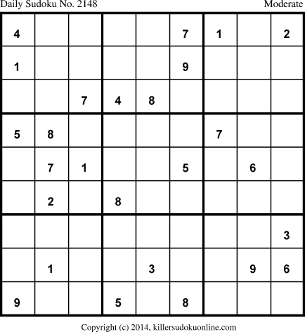 Killer Sudoku for 1/19/2014