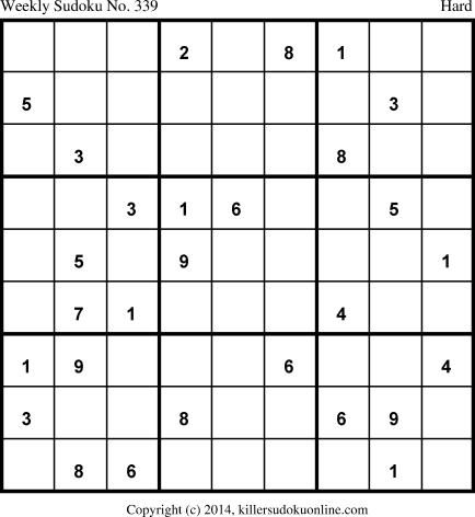 Killer Sudoku for 9/1/2014