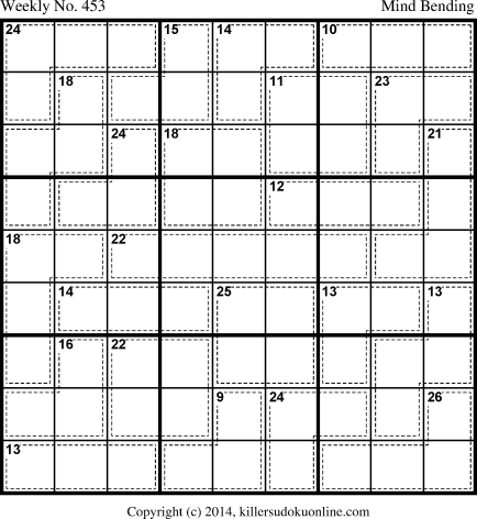 Killer Sudoku for 9/8/2014