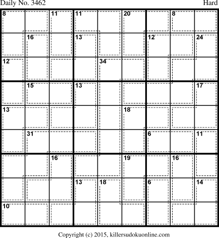 Killer Sudoku for 6/11/2015