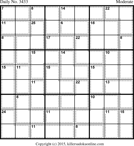Killer Sudoku for 5/13/2015