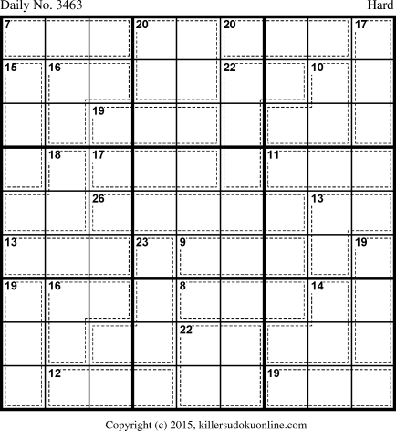 Killer Sudoku for 6/12/2015