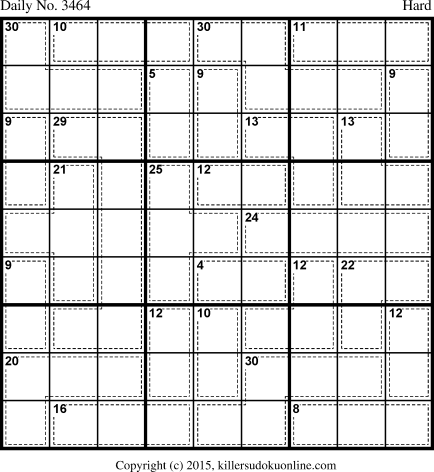Killer Sudoku for 6/13/2015