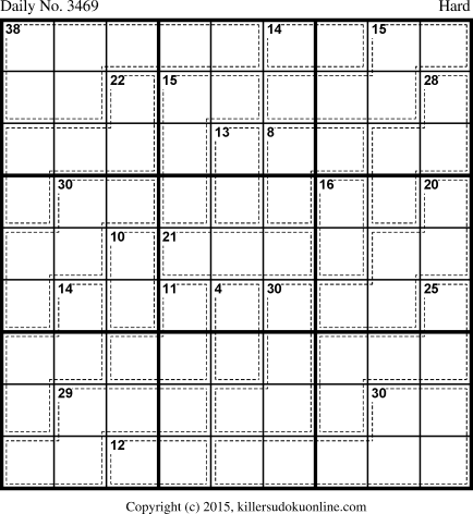 Killer Sudoku for 6/18/2015