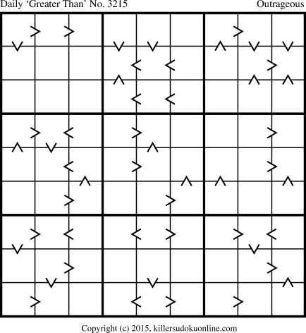 Killer Sudoku for 2/1/2015