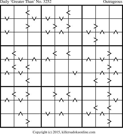 Killer Sudoku for 3/10/2015