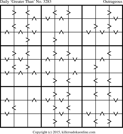 Killer Sudoku for 4/10/2015