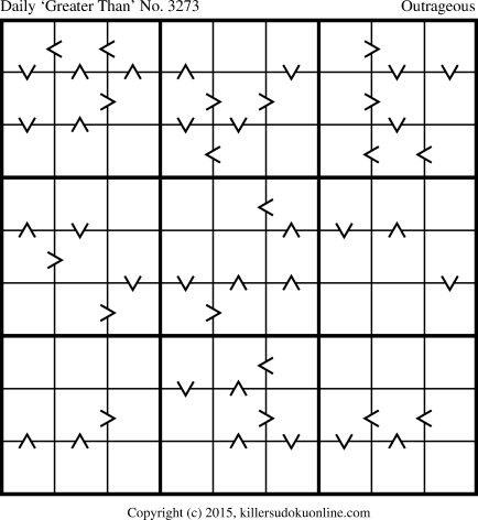 Killer Sudoku for 3/31/2015