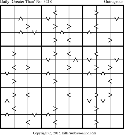 Killer Sudoku for 2/4/2015