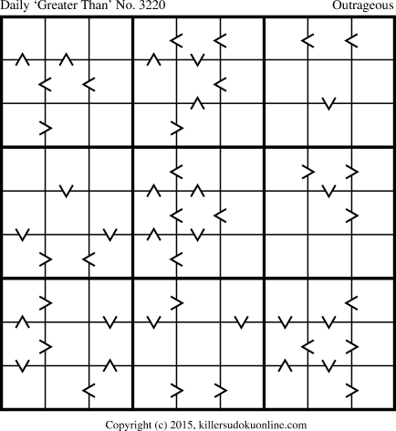 Killer Sudoku for 2/6/2015