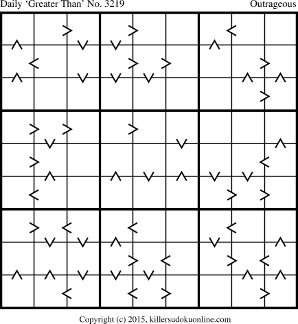 Killer Sudoku for 2/5/2015