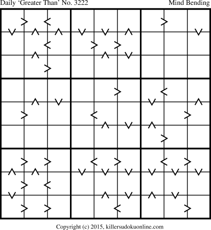Killer Sudoku for 2/8/2015