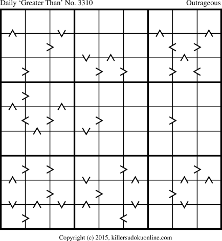 Killer Sudoku for 5/7/2015