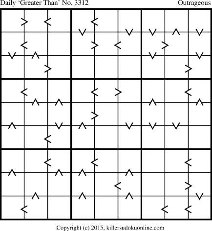 Killer Sudoku for 5/9/2015