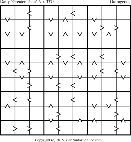 Killer Sudoku for 7/9/2015