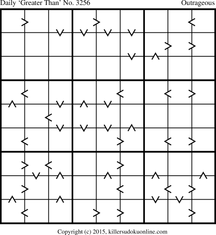 Killer Sudoku for 3/14/2015