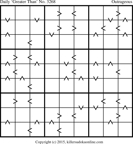 Killer Sudoku for 3/26/2015