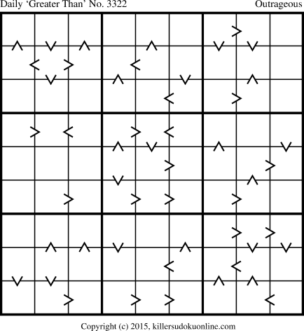 Killer Sudoku for 5/19/2015