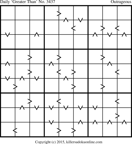 Killer Sudoku for 9/11/2015