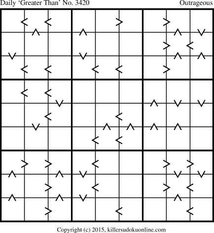 Killer Sudoku for 8/25/2015